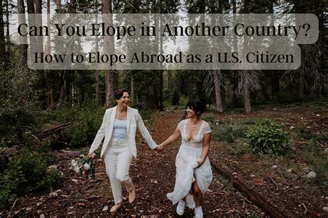 how to elope abroad